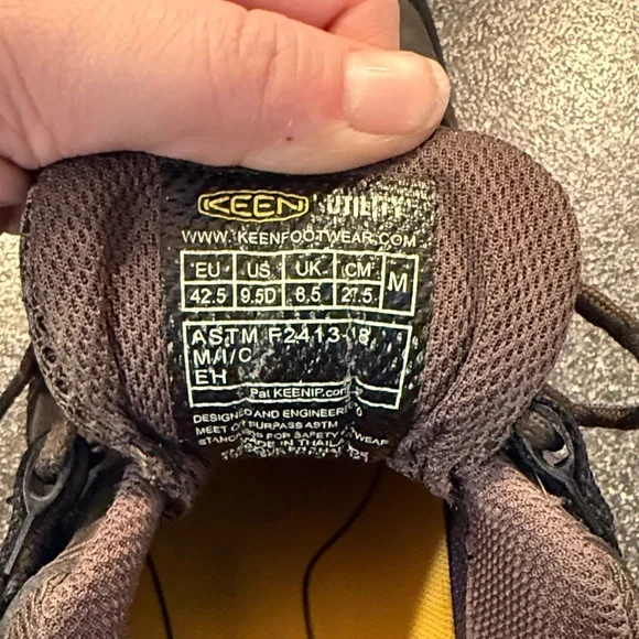 KEEN Utility Men's Lansing Low Height Steel Toe Work shoes - size 9.5 - Picture 2 of 7